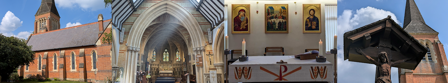 Montage showing images of All Saints and Holy Trinity church